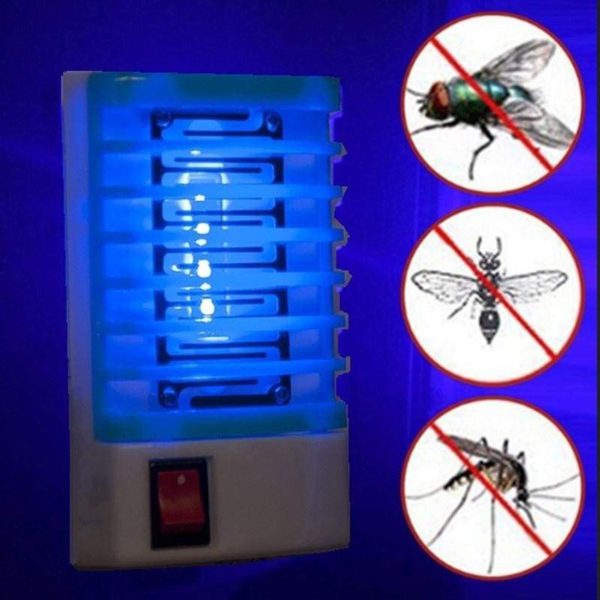 220V Socket Electric Mini Mosquito Killer Lamp LED Insect Killer Fly Bug Insect Housefly