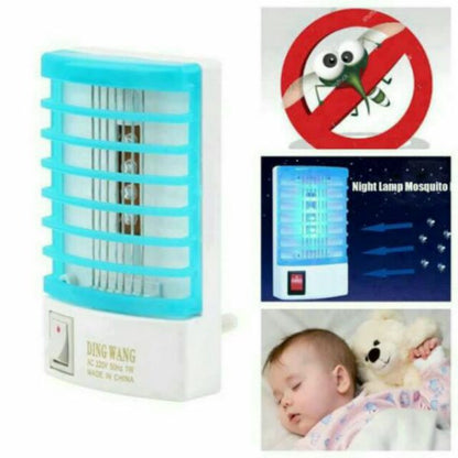 220V Socket Electric Mini Mosquito Killer Lamp LED Insect Killer Fly Bug Insect Housefly